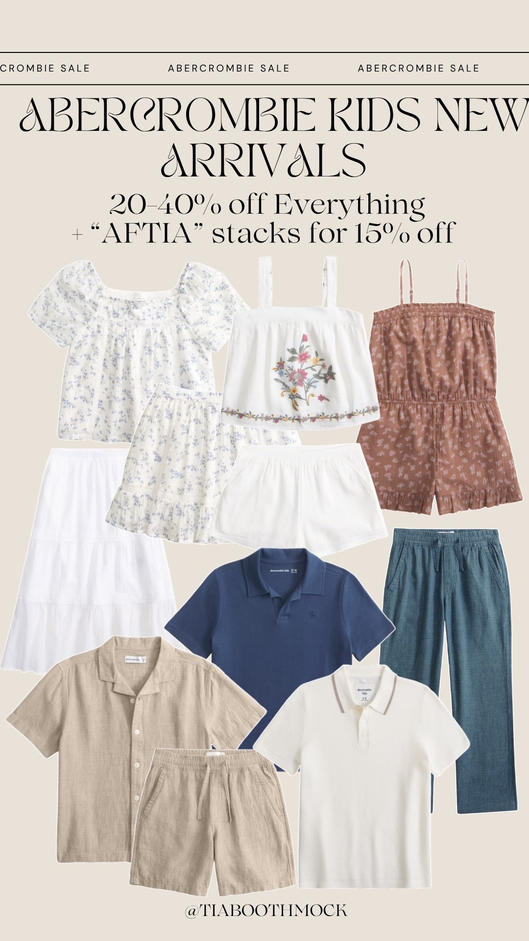 Loving @abercrombie kids selection for Easter 🐣 Shop sitewide 20-40% off plus an additional 15% off using “AFTIA”!

#LTKKids #LTKSaleAlert #LTKSeasonal