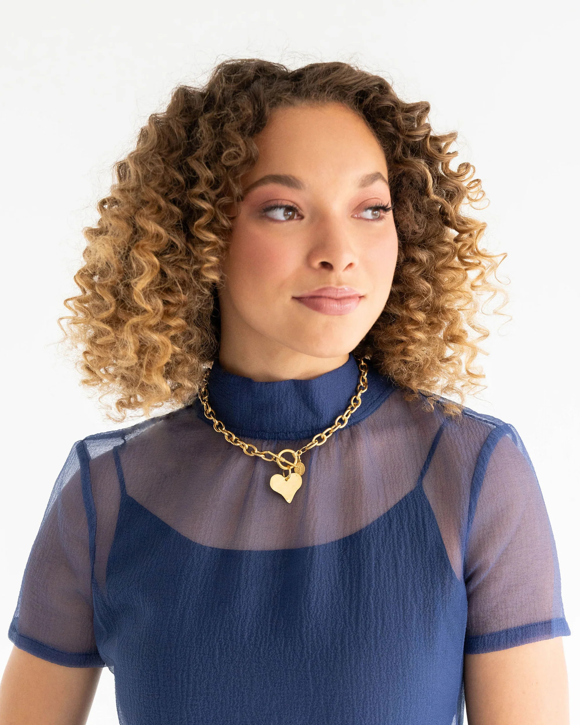 Heart toggle Necklace  | Susan Shaw