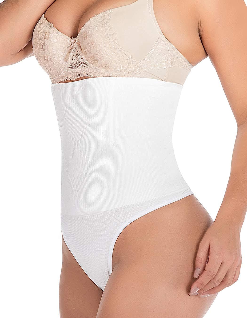 FUT Shapewear for Women Tummy Control Waist Cincher Girdle Slimmer Sexy Thong Panty | Amazon (US)