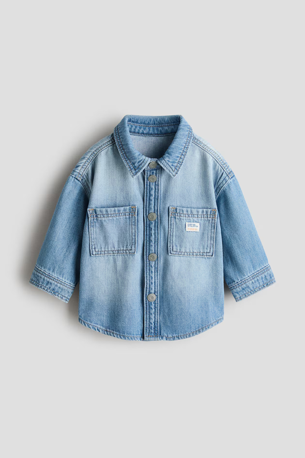 Cotton Denim Overshirt | H&M (US + CA)