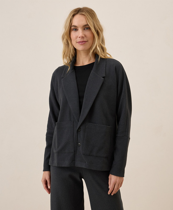 Women’s Airplane Relaxed Blazer made with Organic Cotton | Pact | Pact Apparel