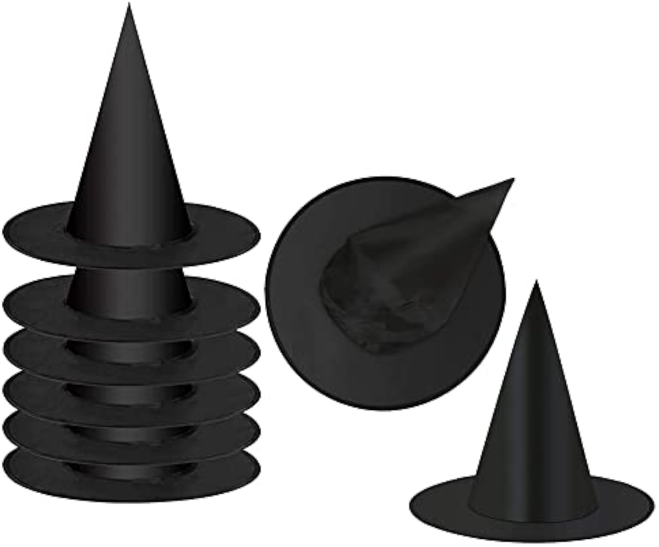 Maikoa 8 Pcs Halloween Decorations Hanging Witch Hat Witches Hats Halloween Decor Floating Witch ... | Amazon (US)