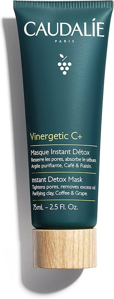 Amazon.com: Caudalie Instant Detox Clay Mask - Cleanse and visibly tighten pores in 10 minutes, 2... | Amazon (US)