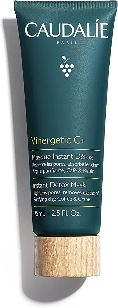 Caudalie Instant Detox Clay Mask - Cleanse and visibly tighten pores in 10 minutes, 2.5 oz. | Amazon (US)