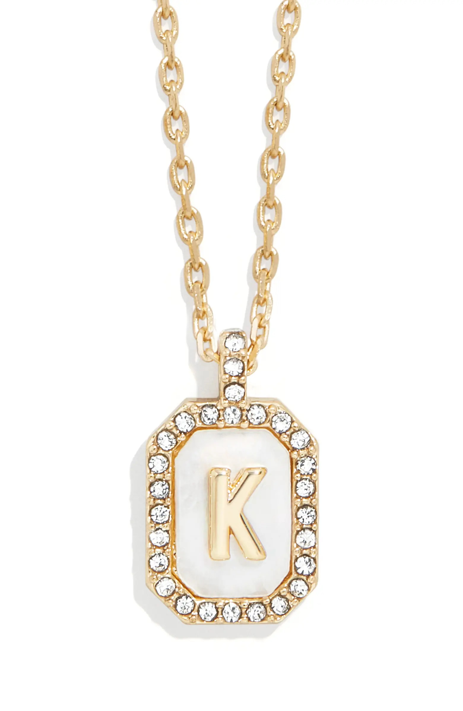 BaubleBar Initial Pendant Necklace | Nordstrom | Nordstrom