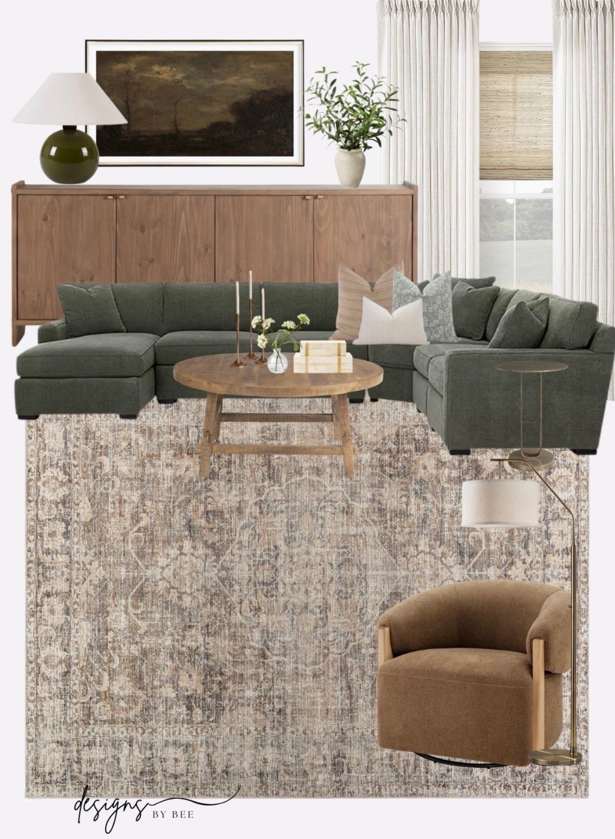 living room design, living room couch, living room sectional, green couch, living room rug 

#LTKHome #LTKSaleAlert