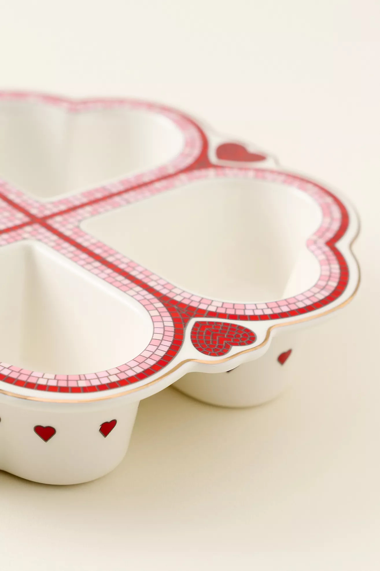 The Bistro Tile Stoneware Muffin Pan: Valentine's Edition | Anthropologie (UK)