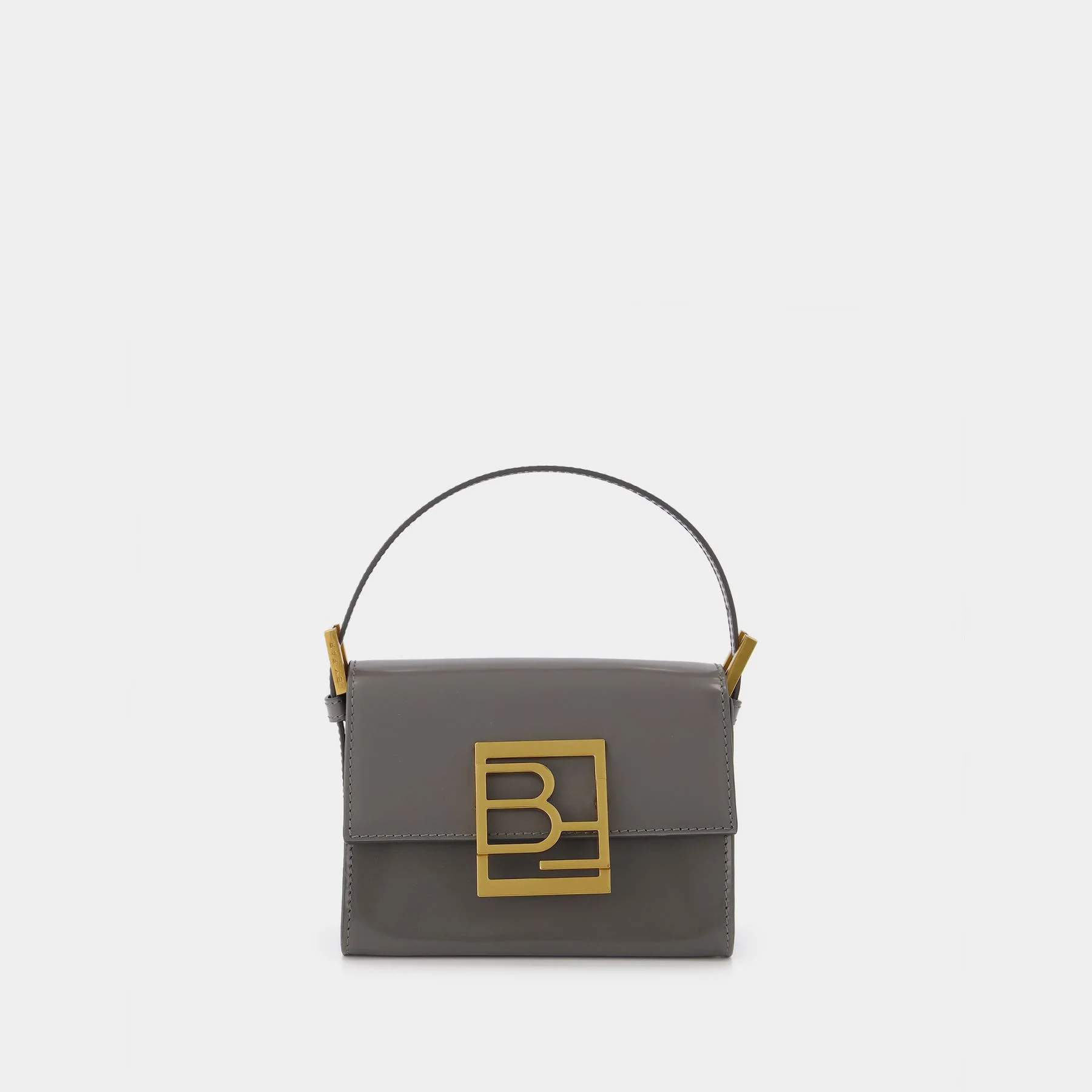 Fran Bag in Grey Leather | Monnier Paris (ROW)