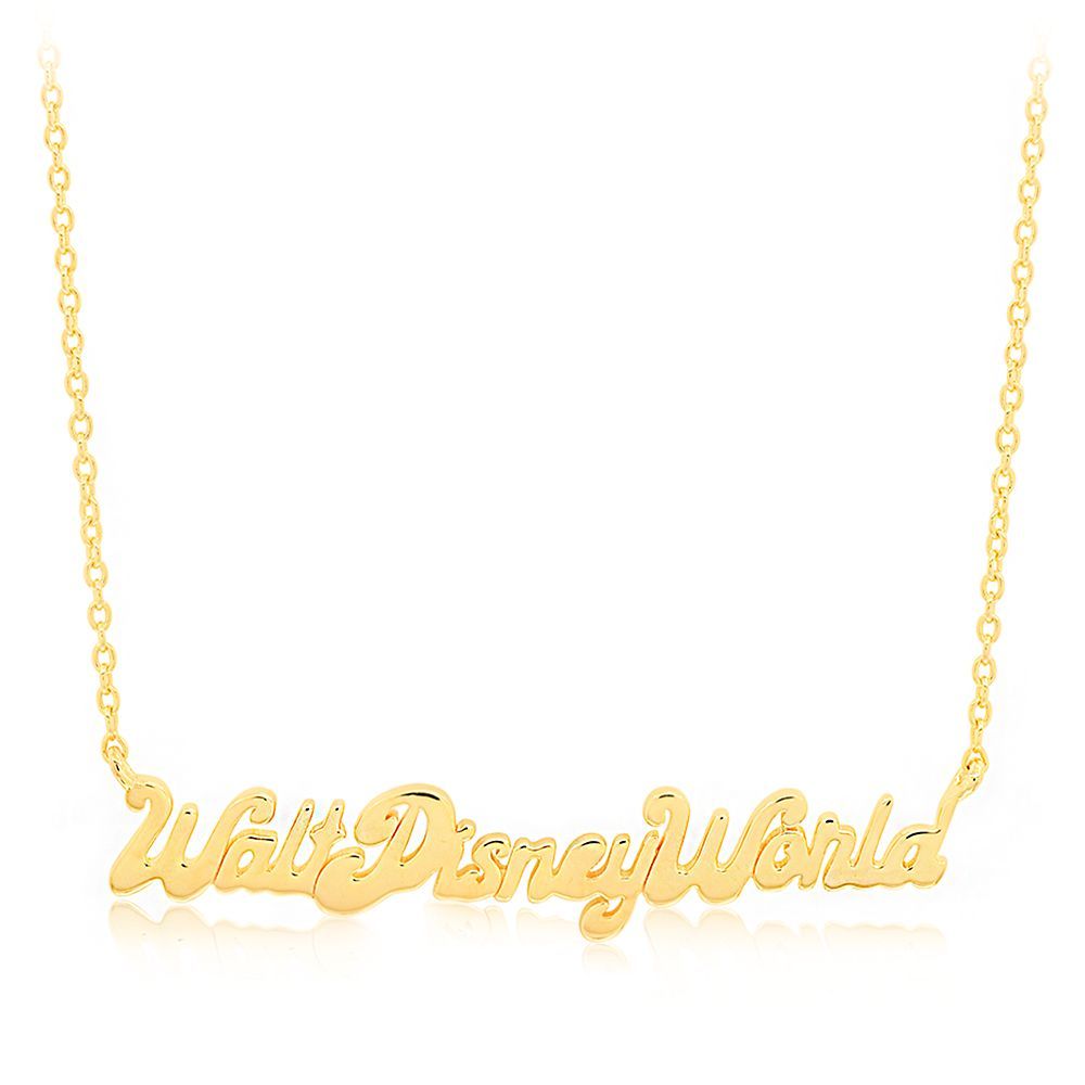 Walt Disney World Yellow Gold Necklace by CRISLU | Disney Store