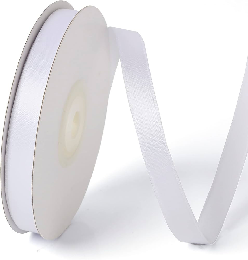 3/8 Inch Double Face Solid Color Satin Ribbon Roll, Ribbons Great for Gift Wrapping, Crafts, Wedd... | Amazon (CA)