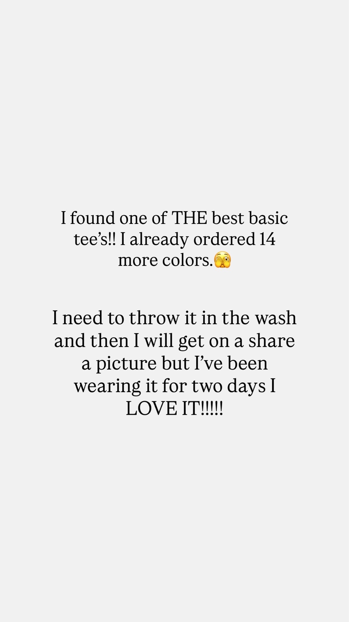 I did a size small!