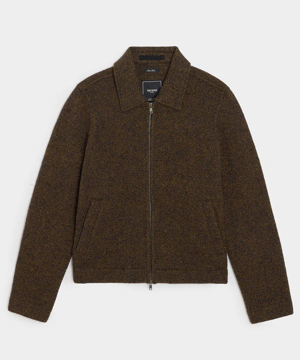 Italian Boiled Wool Aviator Jacket | Todd Snyder