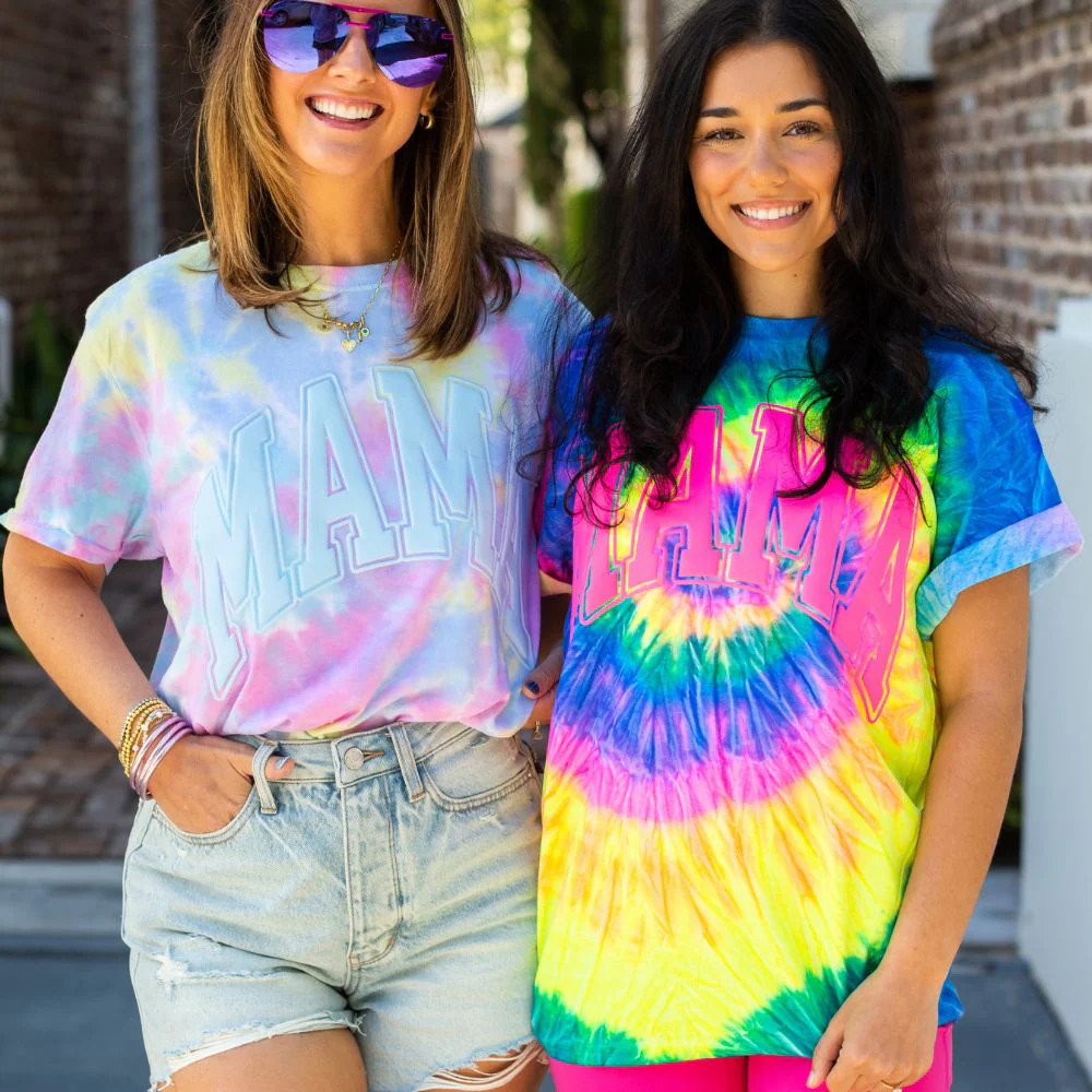 PUFF 'Mama' Tie Dye T-Shirt | United Monograms