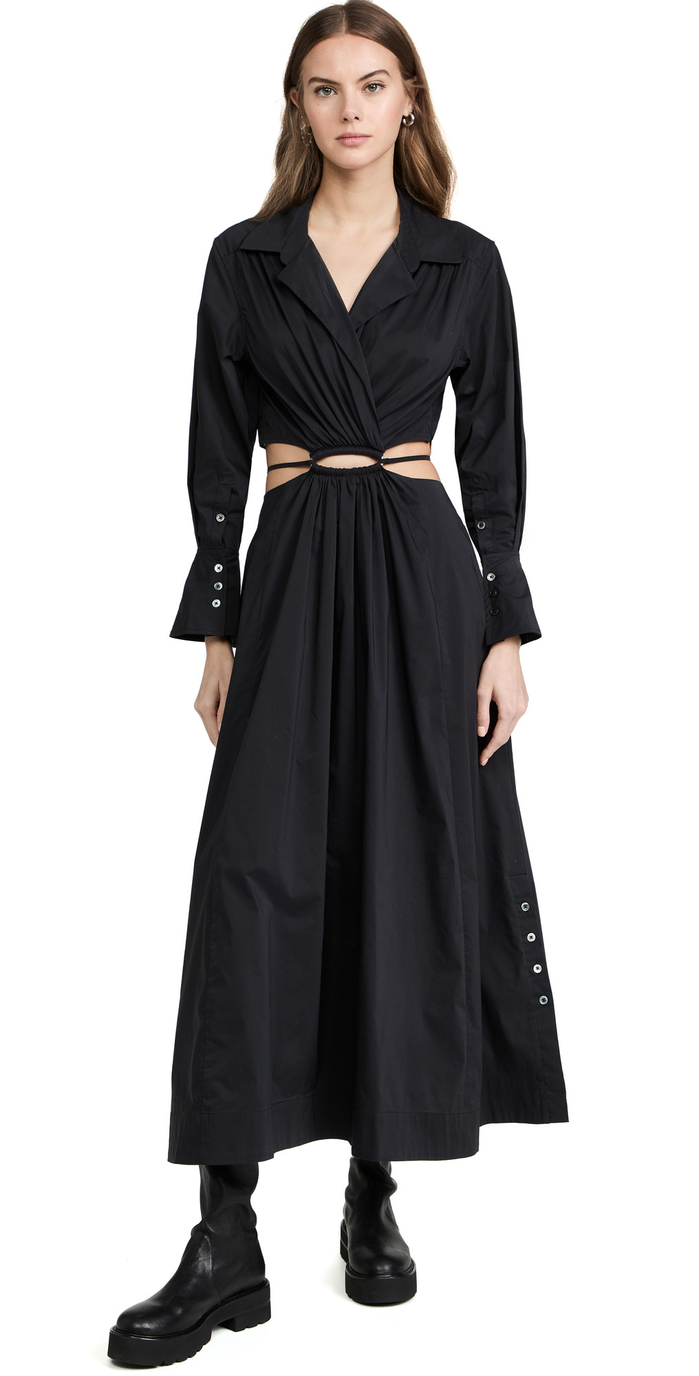 Alex Pleated Poplin Dress | Shopbop