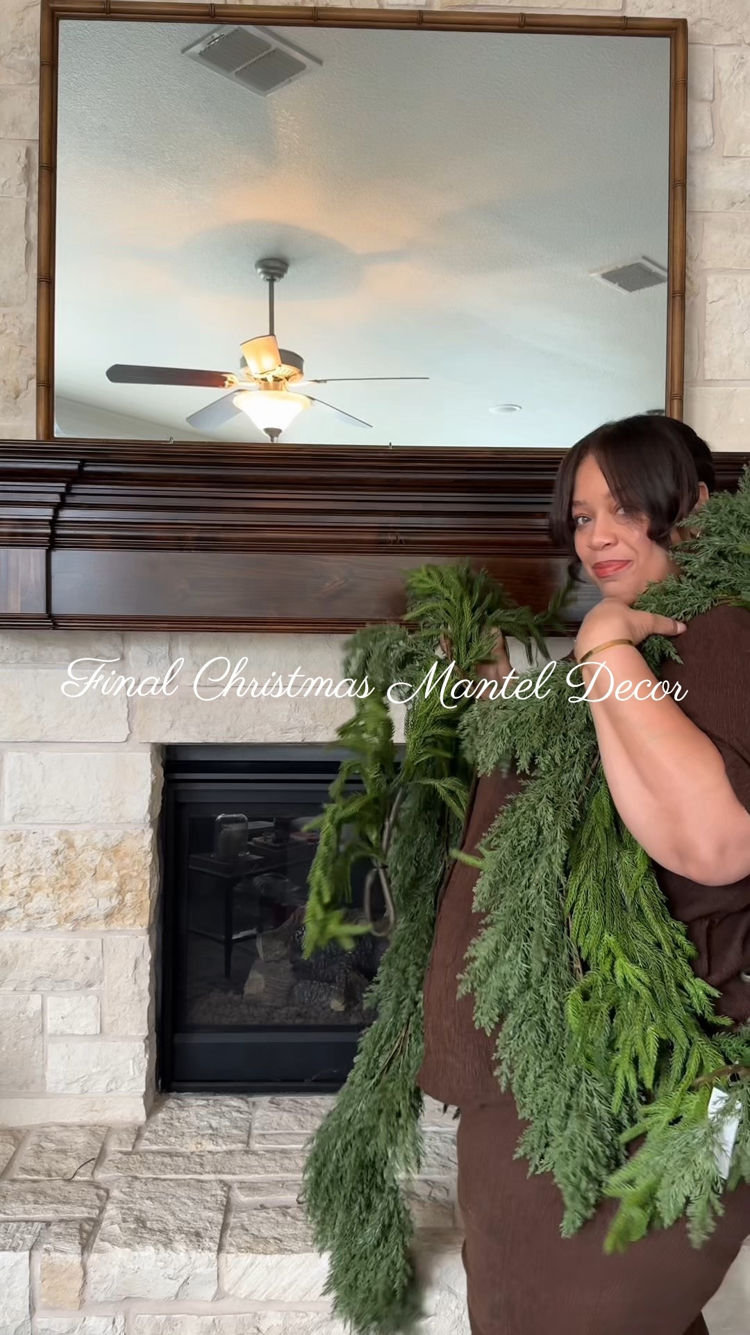 Final Christmas mantel touches! 
Keeping it cozy and simple this year. ❤️

#LTKHoliday #LTKSeasonal #LTKHome