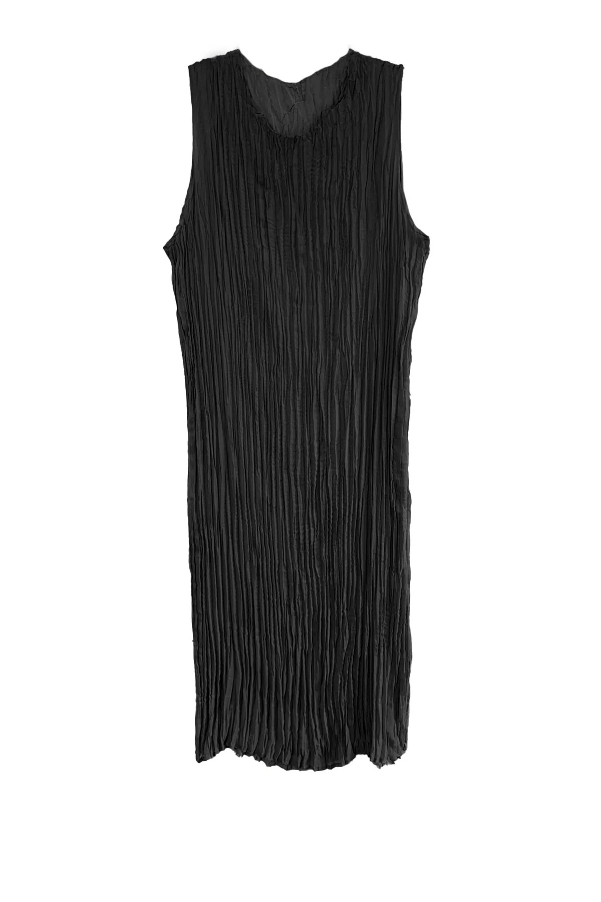 Jaya Pleated Dress- Black | BAACAL Limited, LLC