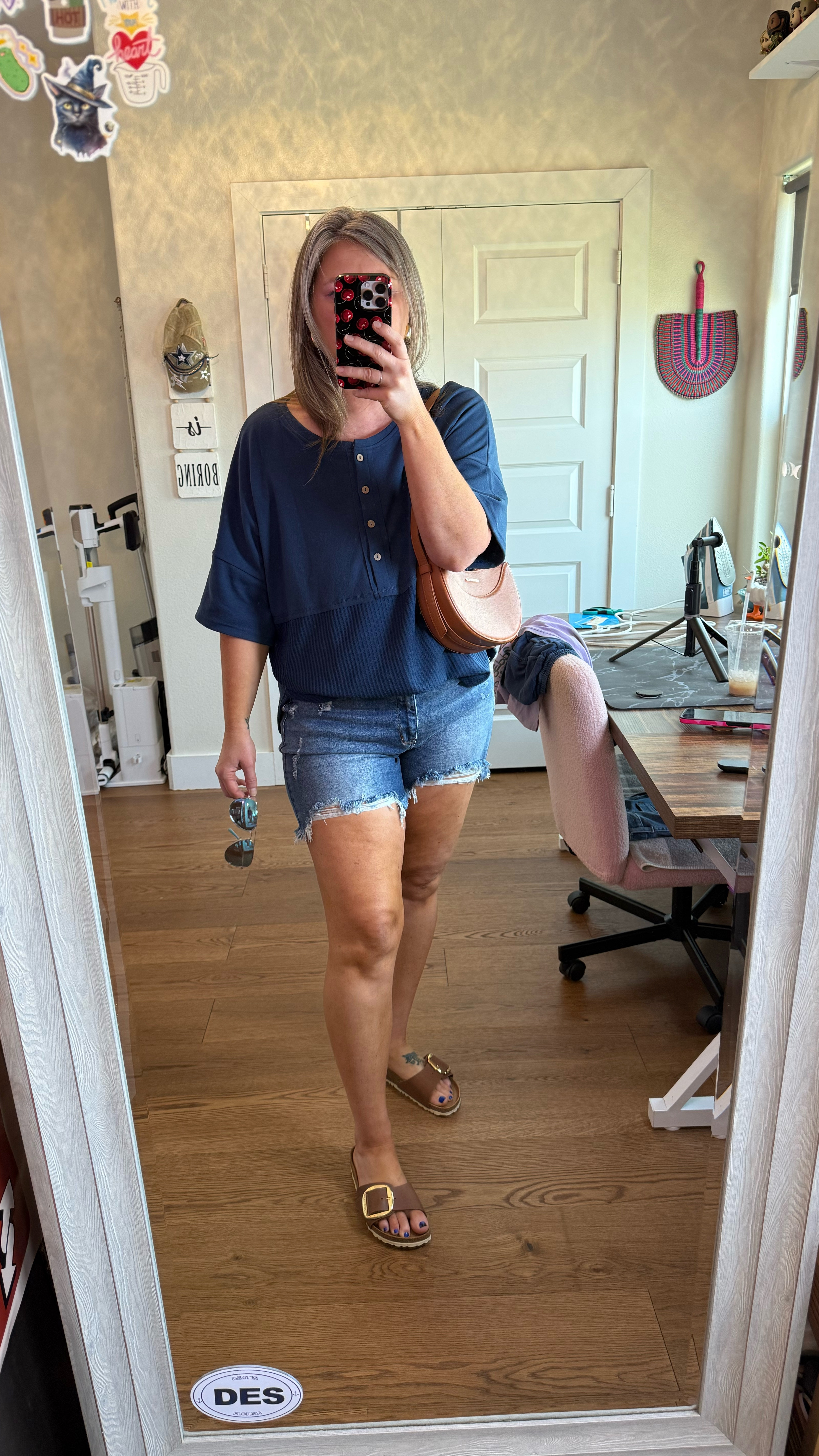 Day 7 of 30 Outfits in 30 Days – Cute, Comfy & Casual! Today’s look is all about effortless spring style: Judy Blue distressed cutoff shorts with a double button, a comfy oversized waffle knit top with button accents, and my new Birkenstock sandals with a gold buckle.

If you’re searching for easy spring outfits, casual summer fashion this series is for you! Who else is ready to live in comfy shorts and sandals? Let me know below! 👇☀️

#SpringOutfitIdeas #CasualSpringStyle #EffortlessFashion #EverydayOutfits #ComfyAndChic

#LTKMidsize #LTKStyleTip #LTKFindsUnder50