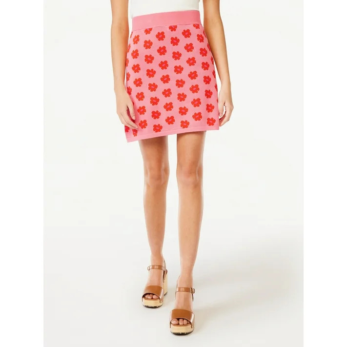 Free Assembly Women's Sweater Mini Skirt | Walmart (US)