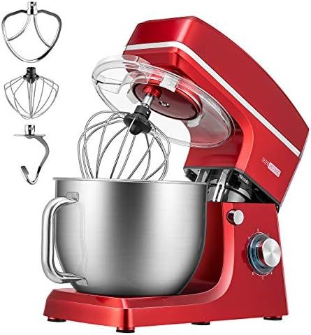 VIVOHOME 7.5 Quart Stand Mixer, 660W 6-Speed Tilt-Head Kitchen Electric Food Mixer with Beater, D... | Amazon (US)