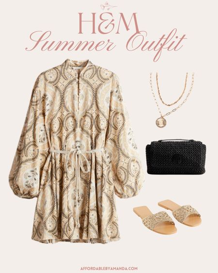 H&M Summer Dress // summer outfits // summer outfit idea 2024 // H&M summer outfit idea 

#LTKMidsize #LTKFindsUnder100 #LTKFindsUnder50