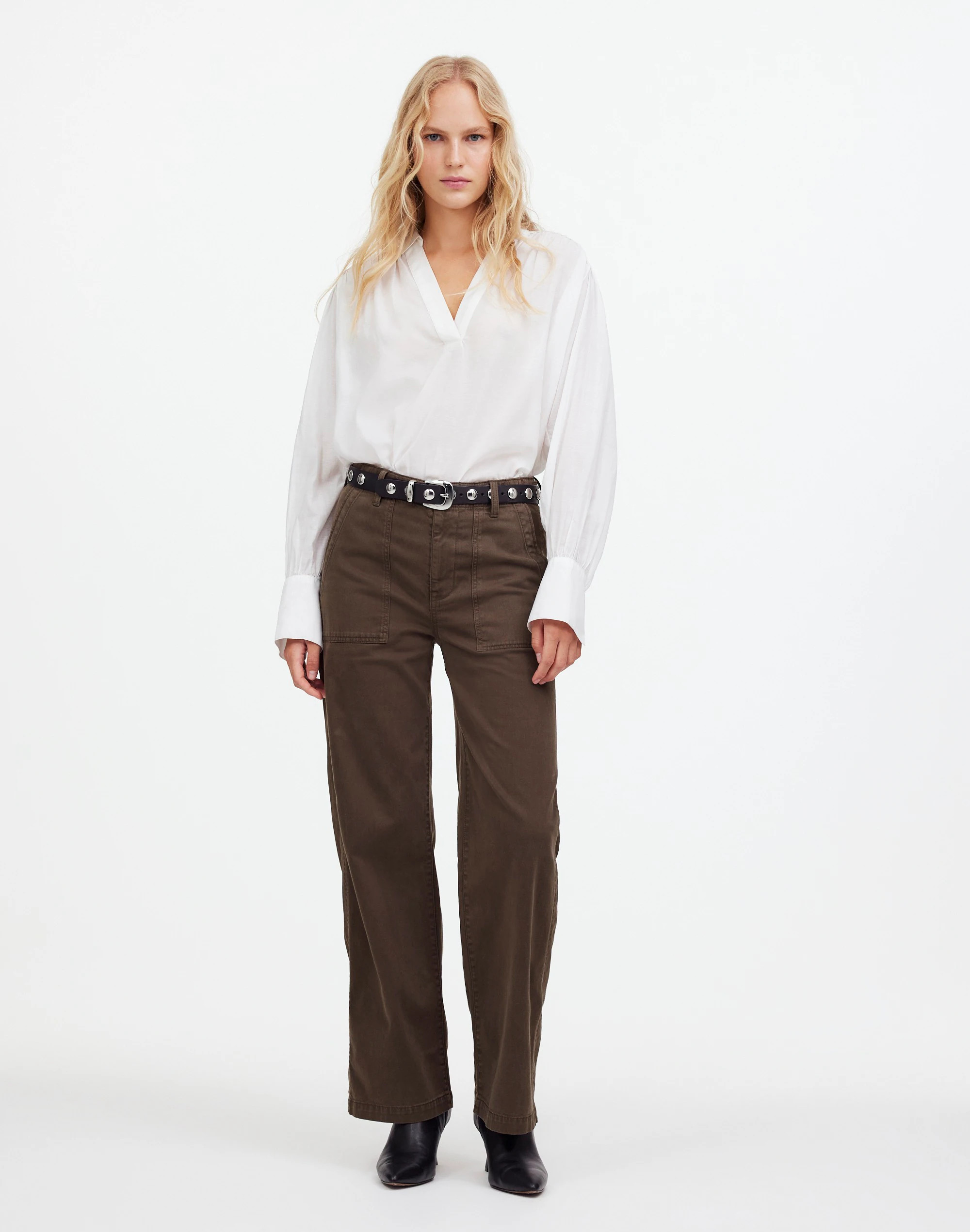 Low-Slung Baggy Utility Pants | Madewell | Madewell