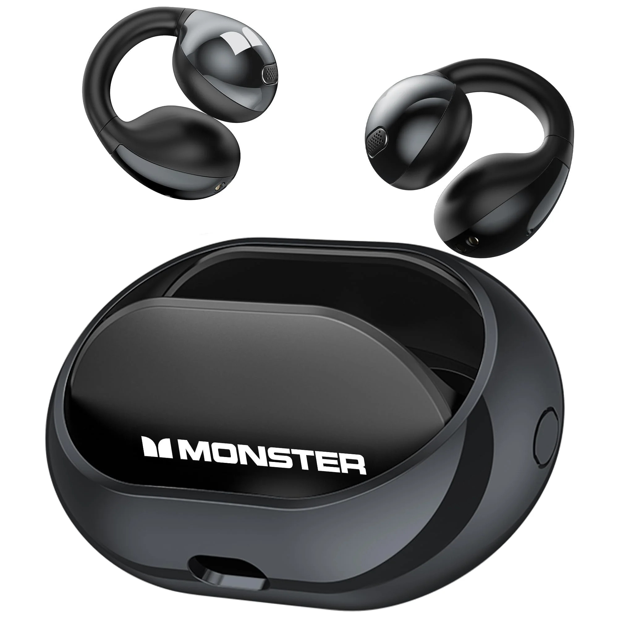 Monster Wireless Headphones Bone Conduction Ear Clip Bluetooth 5.4 Earphone Multi Mic AI noise Ca... | Walmart (US)