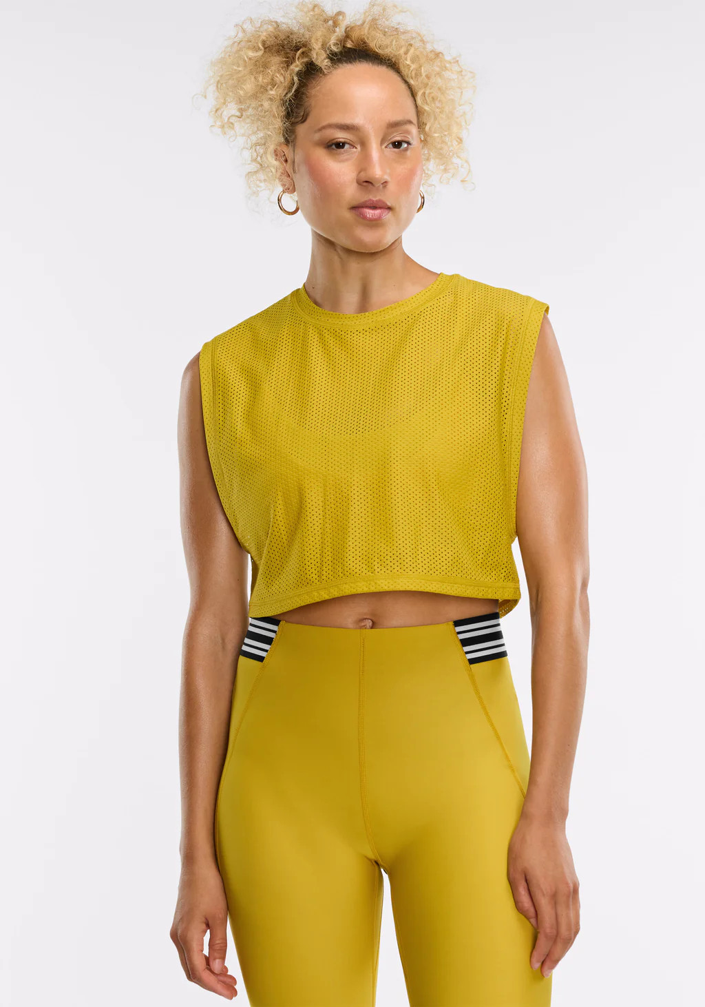 Basketball Mesh Crew Neck Muscle Tank | Peloton Apparel