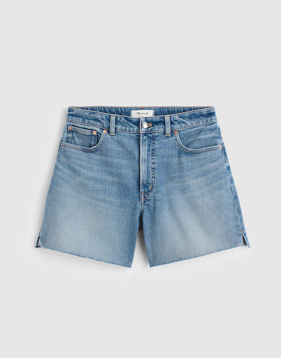 The Curvy Perfect Vintage Mid-Length Jean Short | Madewell