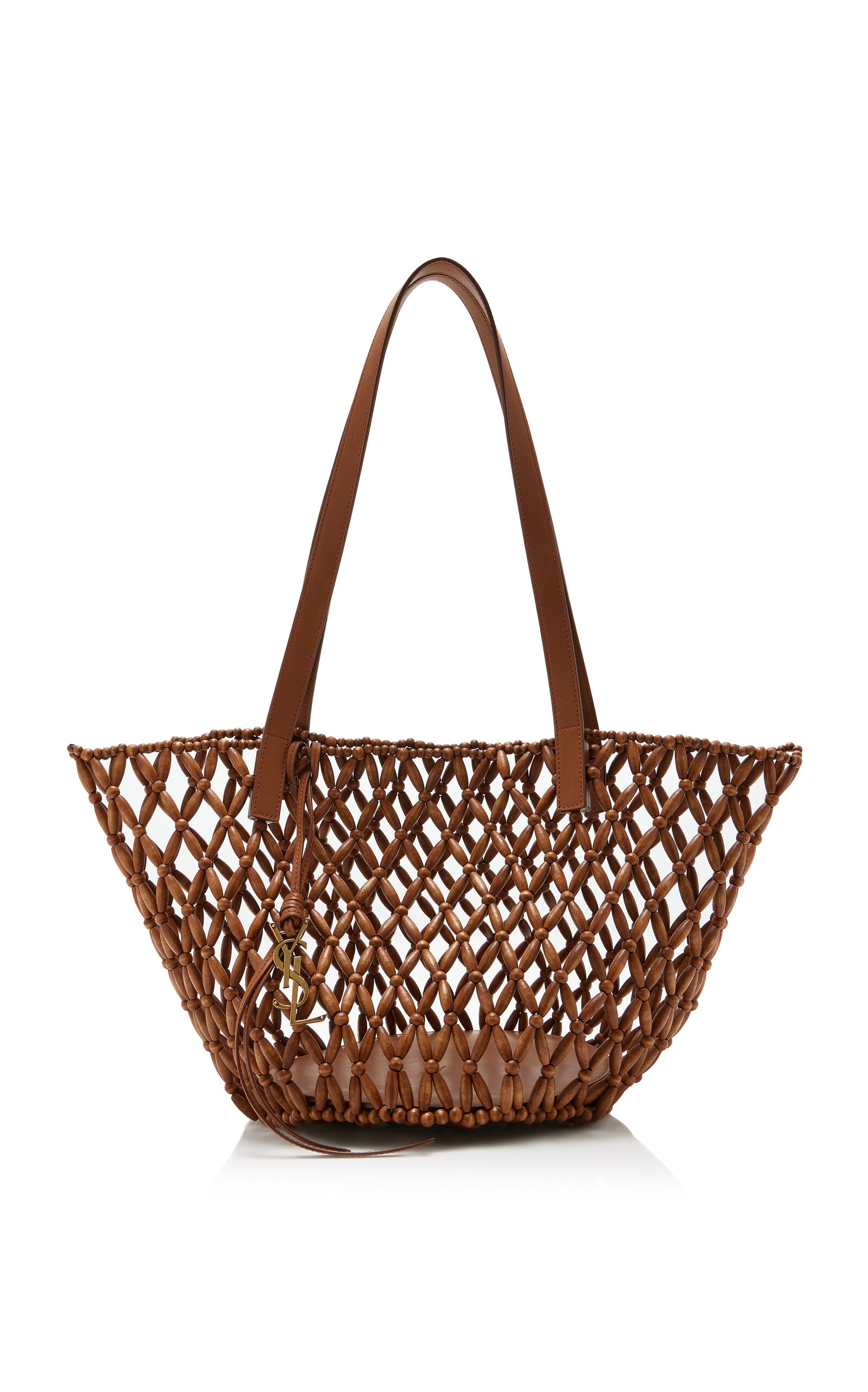 Small Panier Wood-Beaded Tote Bag | Moda Operandi (Global)