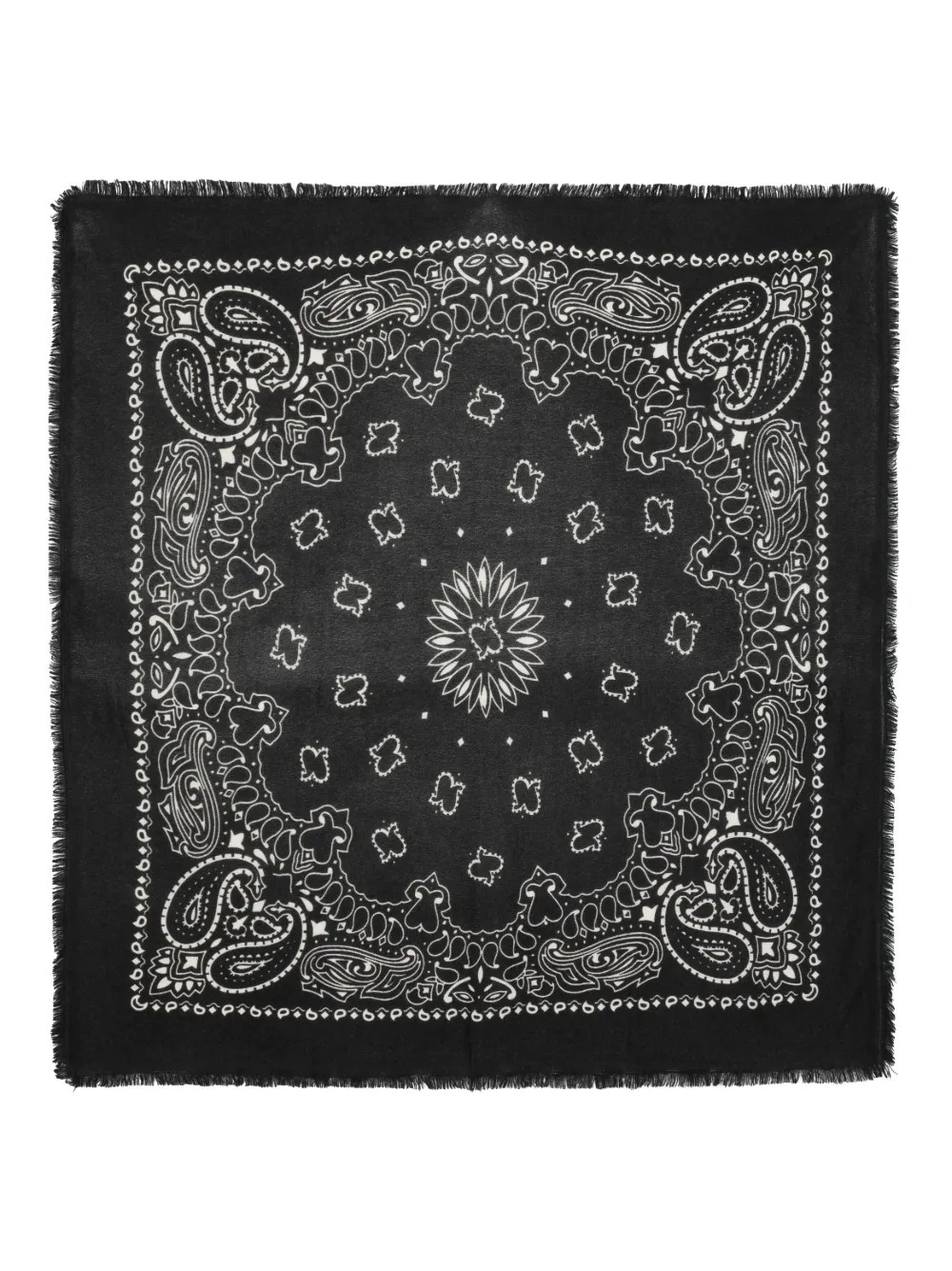 Kujten Hachiko paisley-print Cashmere Scarf - Farfetch | Farfetch Global