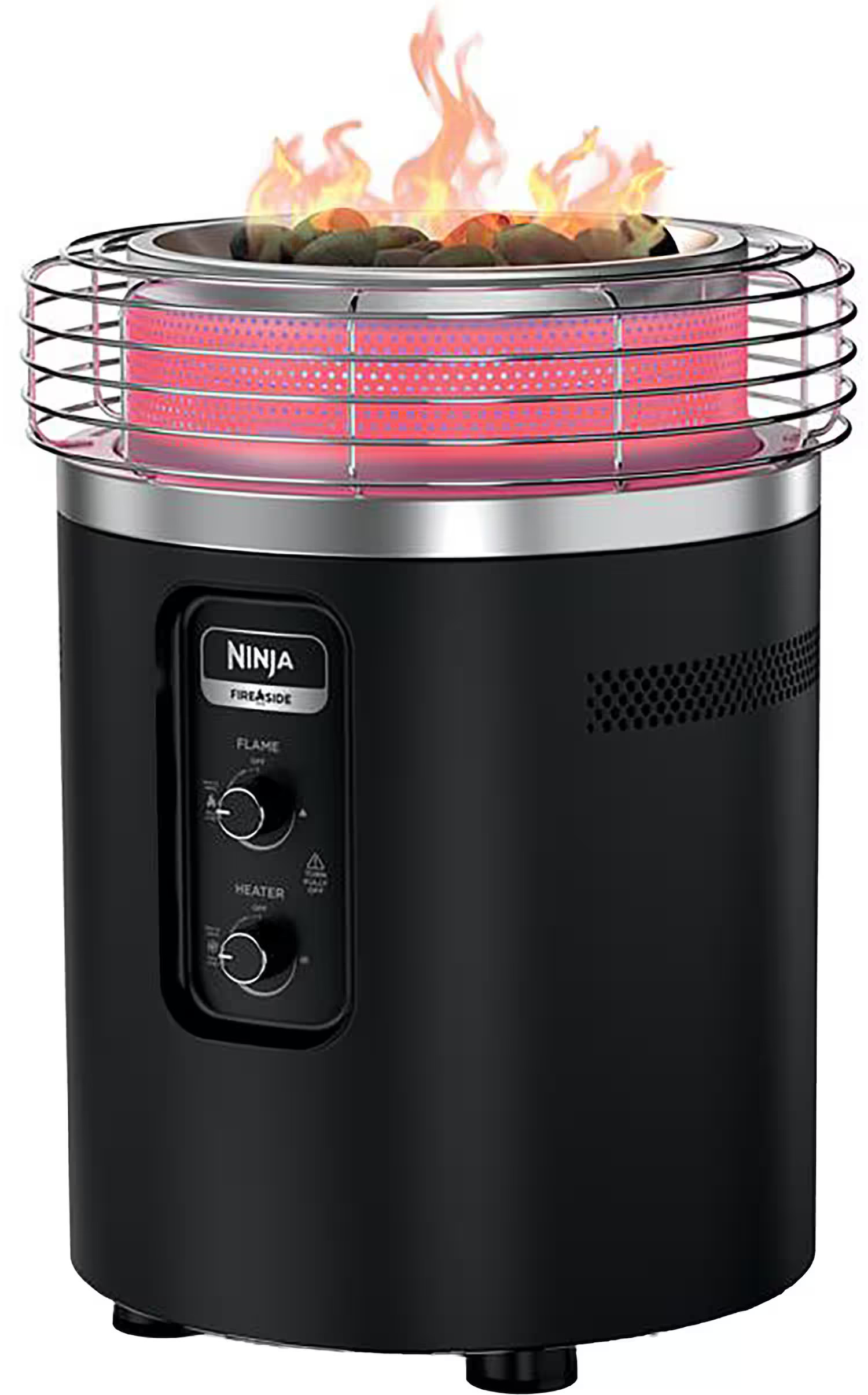 Ninja - Fireside360 Outdoor Heater & Fire Pit - Black | Best Buy U.S.