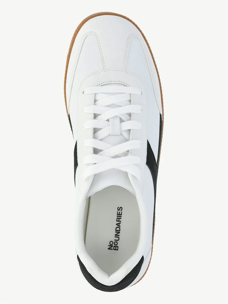 No Boundaries Women's Lace Up Sport Sneakers, Wide Width Available | Walmart (US)