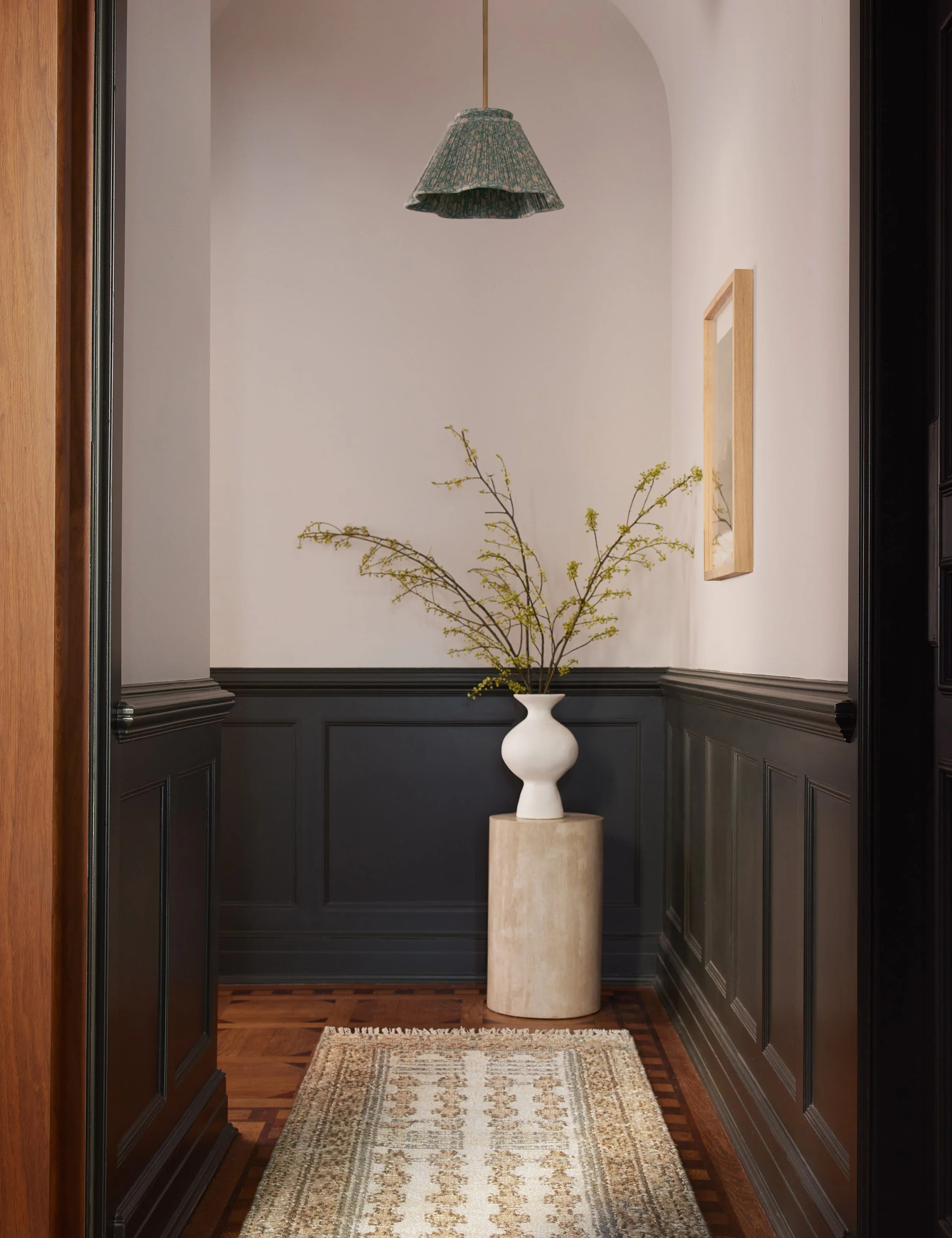 Mars Travertine Round Side Table | Lulu and Georgia 