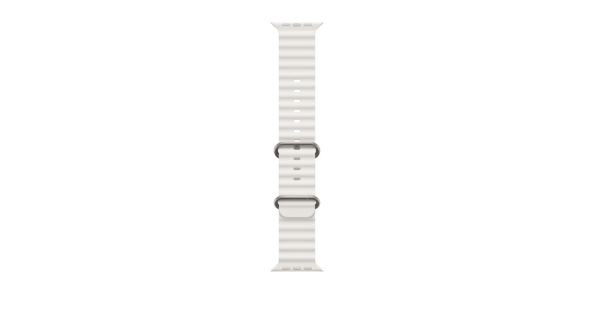 49mm White Ocean Band | Apple (US)