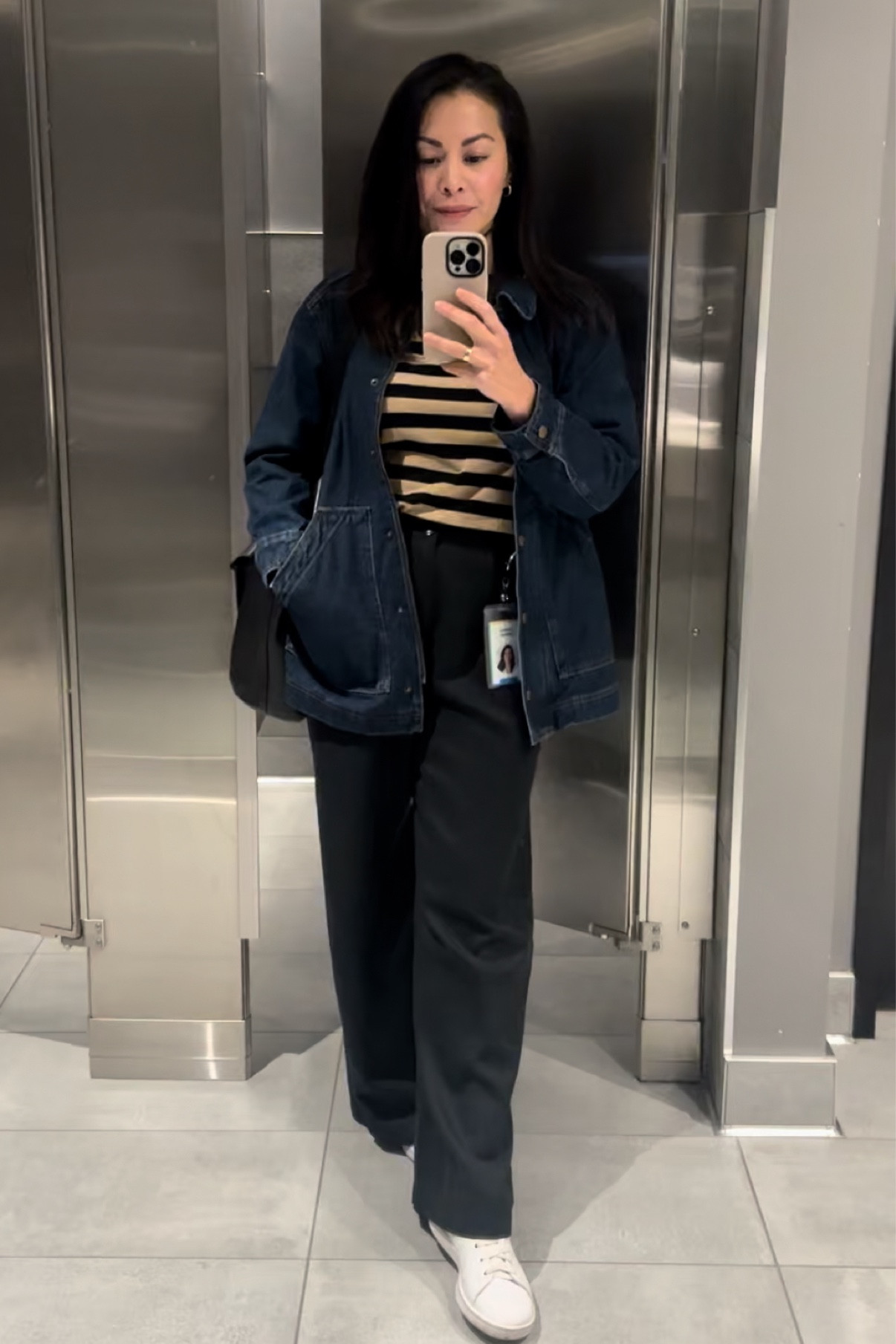 What I wore to work in San Francisco today in 59 degree weather ☁️