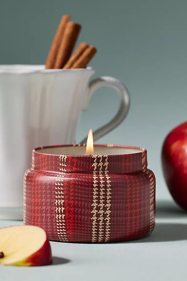 Fruity Spiced Cider Tin Candle | Anthropologie (US)