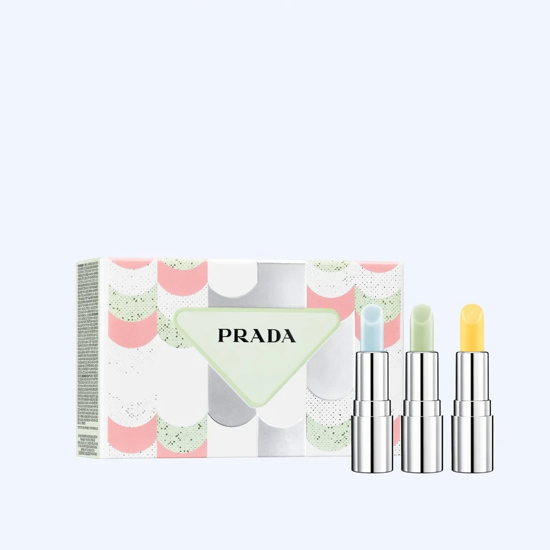 Prada Beauty Prada Balm Mini Lip Trio Gift Set | Prada Beauty