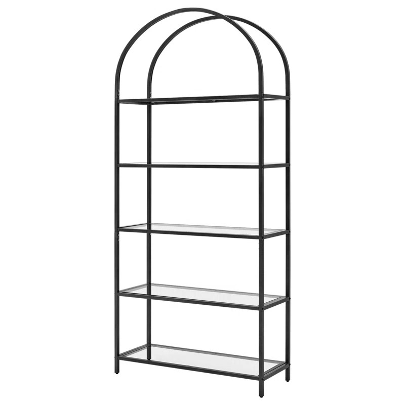 Mcandrew 72.2'' H x 32.7'' W Steel Etagere Bookcase | Wayfair North America