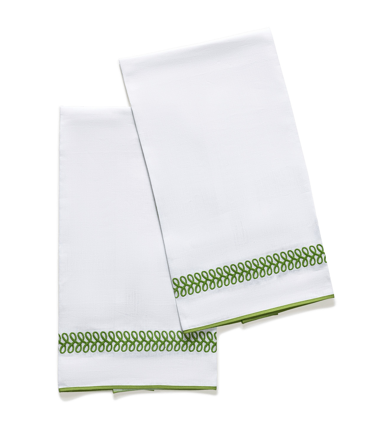 Astor Braid Guest Towels - set of 2 | Matouk