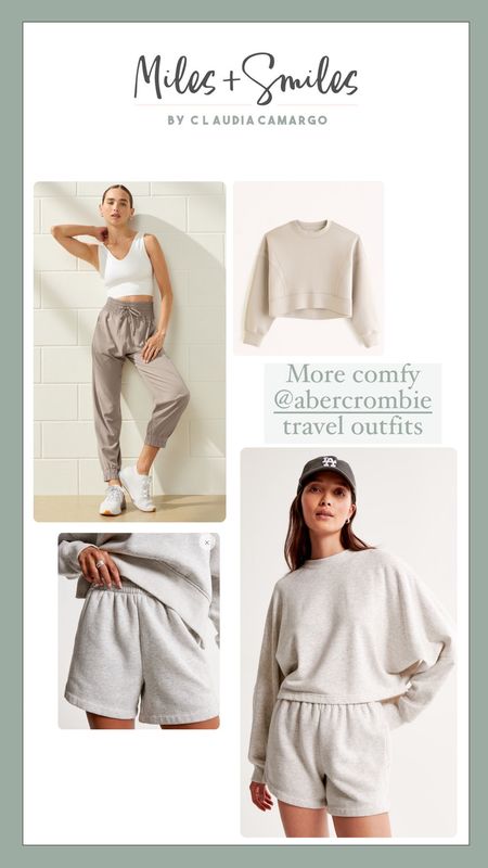 Comfy Abercrombie travel outfits ✈️

#LTKSeasonal #LTKtravel #LTKSpringSale