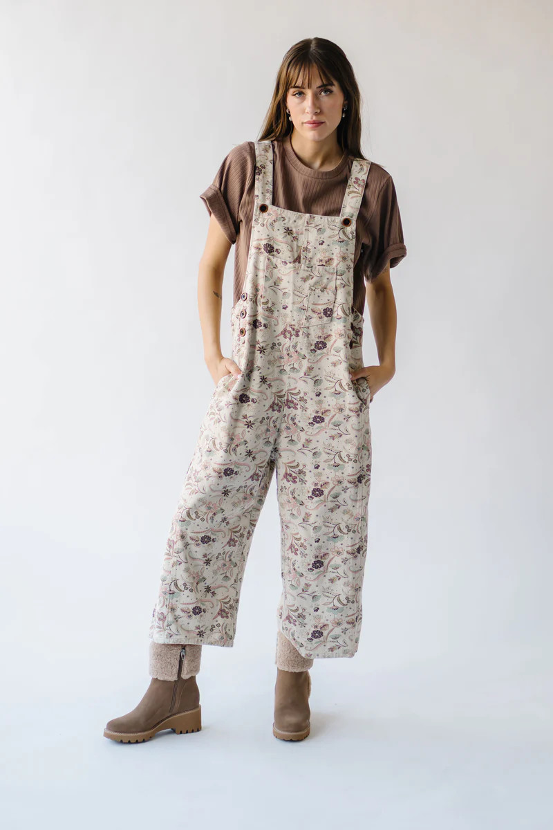 The Quentin Twill Jumpsuit in Khaki | Piper & Scoot