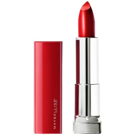 Maybelline Color Sensational Made For All Lipstick, Ruby For Me, Satin Red Lipstick, 0.15 oz. | Walmart (US)