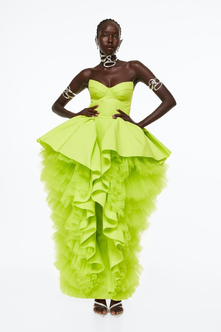 Flounced Evening Dress | H&M (US)