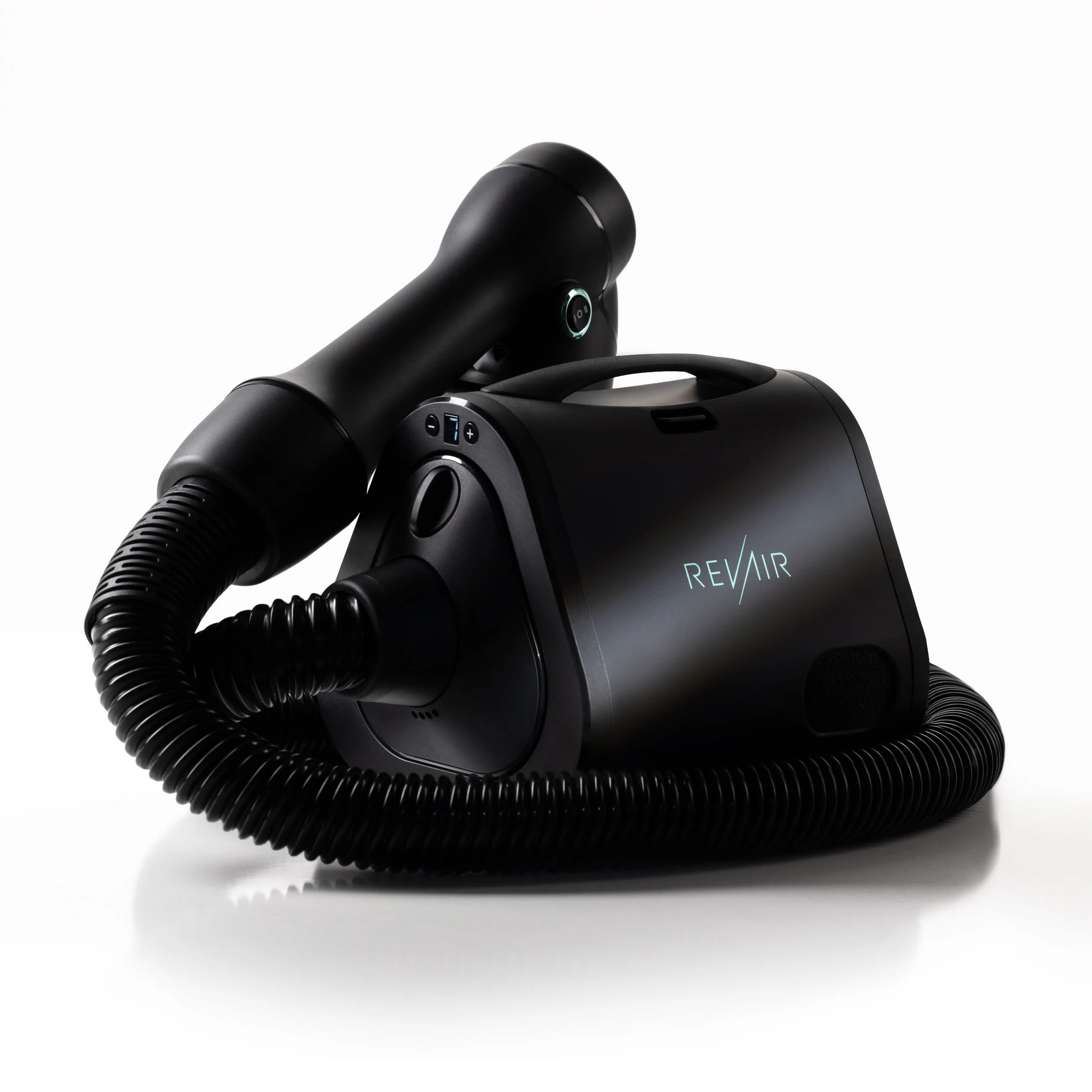 RevAir Reverse-Air Hair Dryer w/friction-free technology, 3 heat settings, 7 tension settings | RevAir