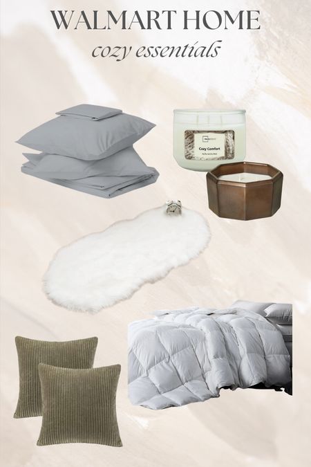 Cozy home essentials from Walmart! 

#LTKSeasonal #LTKstyletip #LTKhome