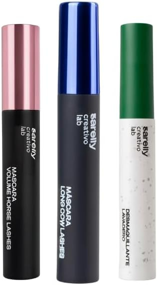 SARELLY Mascara Kit + Eye Makeup Remover | Waterproof Volume & Gentle Removal | Vegan & Cruelty-F... | Amazon (US)