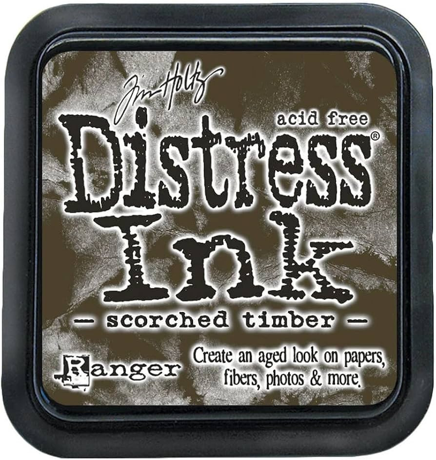 Tim Holtz Ranger Distress Ink Pad-Scorched Timber, 3 x 3 inch | Amazon (US)