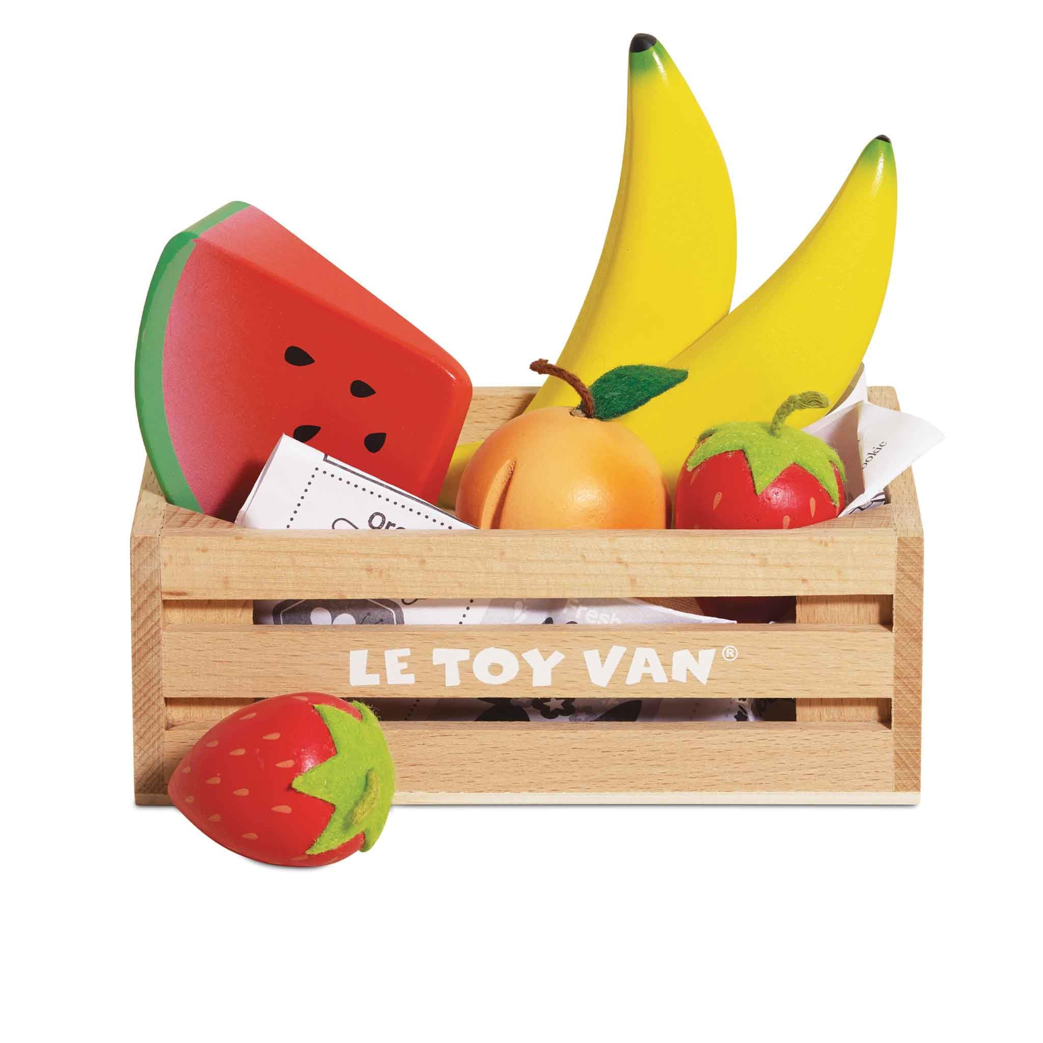 Le Toy Van TV183 Wooden Toy, Various, Fruits '5 A Day' | Amazon (UK)