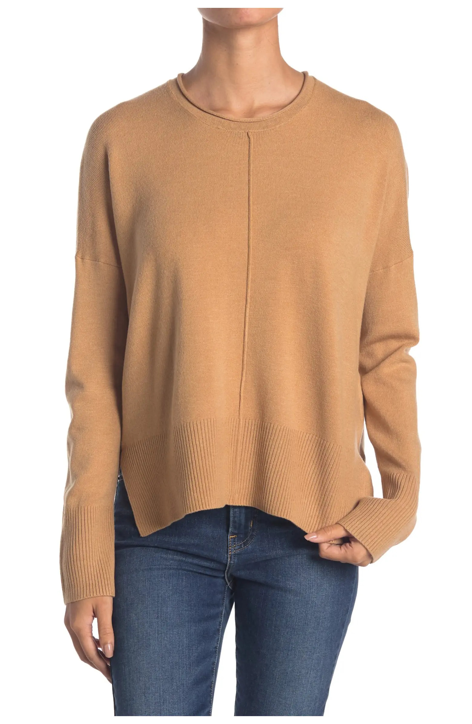 Scoop Neck Long Sleeve Sweater | Nordstrom Rack