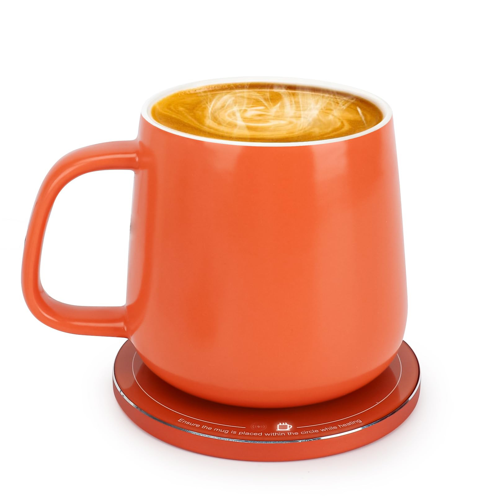 APEKX Warm Cup Coffee Mug Warmer Set - Smart Stable Constant Temperature 131°F, 15W Wireless Cha... | Amazon (US)